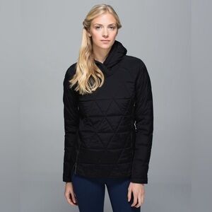 Lululemon Fluffed Up Pullover Jacket in Black Size 8
